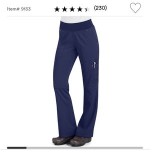 Ladies Tori Healing Hands Scrub Pants Size Lg Tall